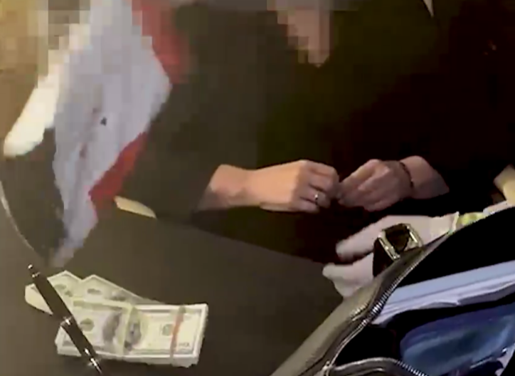 SVEŽNJEVI DOLARA NA STOLU, ONA SE NERVOZNO IGRA PRSTIMA! Objavljen snimak pretresa kancelarije stranke Julije Timošenko (VIDEO)